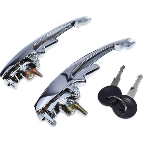 SMILING WAY# Outside Door Handle Front Pair For VW Beetle / Super Beetle 1.6L Type1 Bug & Karmann Ghias 1968-1979 Left or Right