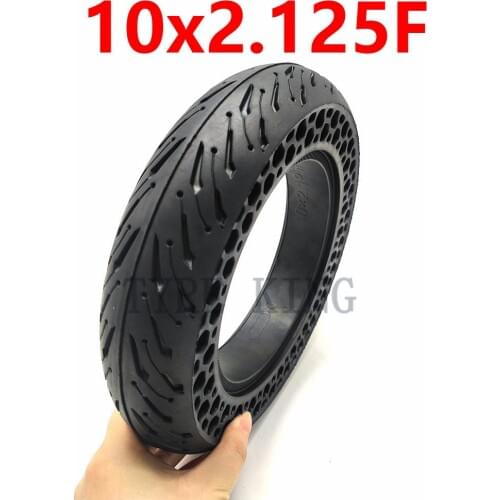 10 Inch Solid Tire 10x2.125F Honeycomb Solid Tyre Thickening Wheel Tire for Smart Electric Balancing Scooter Parts