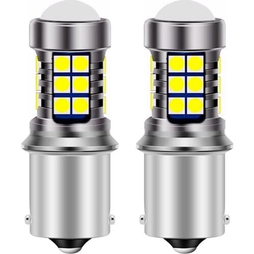 2pcs 1156 BA15S 7506 P21W R5W Super Bright 3030 LED Car Brake Bulbs Turn Signals Auto Backup Reverse Lamp Daytime Running Light