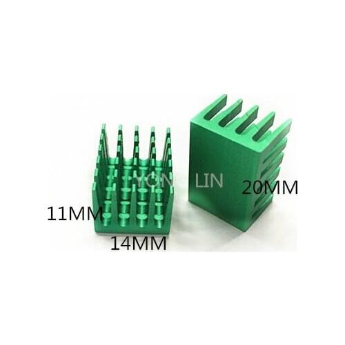 50pcs IC heatsink 14*11-20MM/Chip radiator-fan power supply radiator electronic/cpu heatsink dedicated