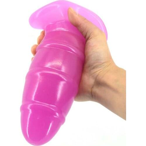 Unisex Anal Plug Suction Cup Thick Butt Plug Anal Dildos Sex toys for Adult Prostate Massager Anus Butt toys discreet Package