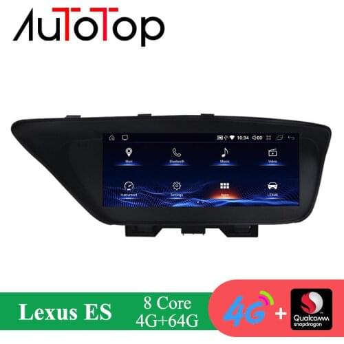 AUTOTOP 10.25" Lexus Android Car Radio Player Fits For Lexus ES ES250 ES300 ES350 2013-2018 Multimedia GPS Navigation Stereo