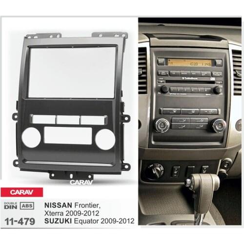 CARAV 11-479 Double Din Fascia For NISSAN Frontier Xterra SUZUKI Equator Radio DVD Stereo Panel Dash Mounting Installation Trim