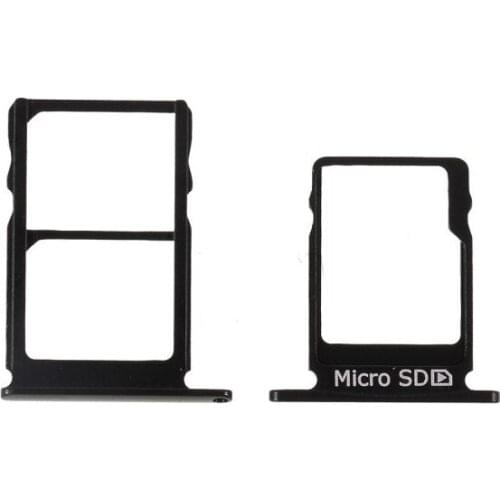 For Nokia 5 2Pcs/Set Silver/Black/Blue/Gold Color Dual SIM And MicrSD Memory Card Tray Holder