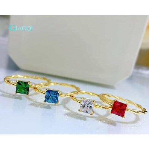 Кольца с сапфирами GIAOQI China At AliExpress