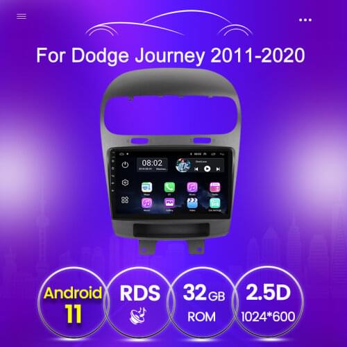 GPS Autoradio for Dodge Journey Fiat Leap 2012-2020 Android 11 Quad-core 2GB+32 GB Car Multimedia player WIFI BT SWC