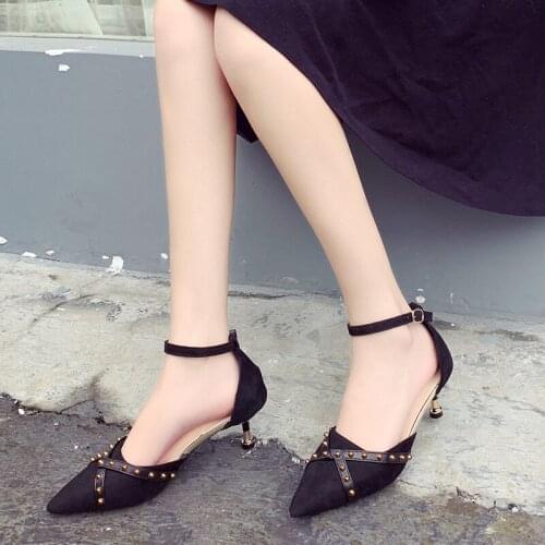 Breathable Shoes Women Pumps High Heel Wedding 2020 Shoes Female Fashion Sexy Hollow With Sandals sexy pumps high heelsU14-86