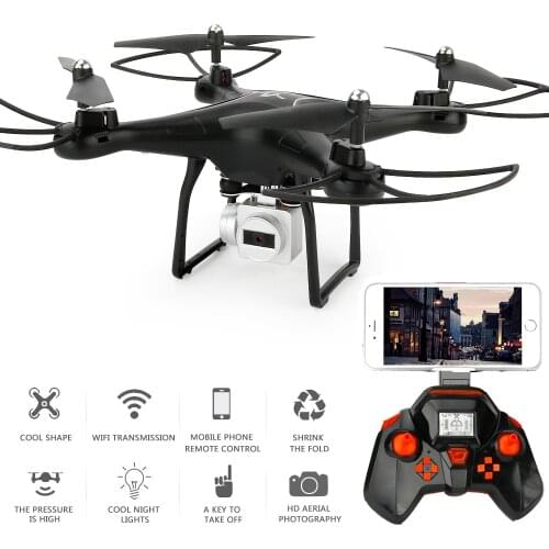Yile S10 2.4Ghz 4CH RC Selfie WiFi Drone WIFI FPV 0.3MP HD Camera Altitude Hold Gravity Sensor Headless Mode RC Quadcopter Drone