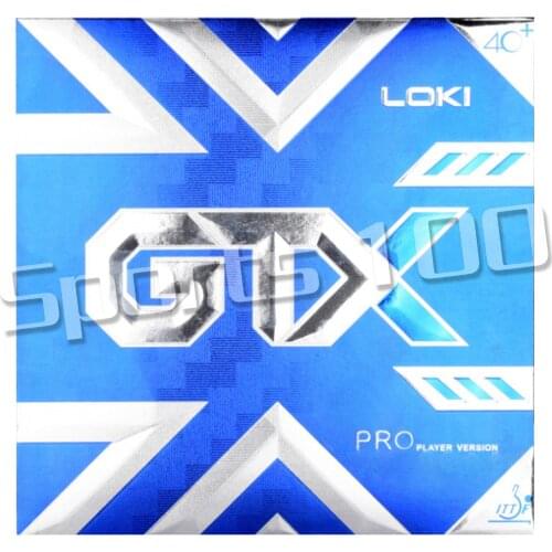 LOKI GTX Professional Sticky Table Tennis Rubber Strong Spin High Elastic Blue Sponge Pips In Pingpong Rubber for Attack Loop