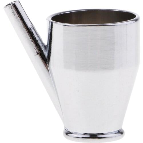 5ML Metal Paint Cup For Double Action Airbrushes Siphon Feed Air Brush
