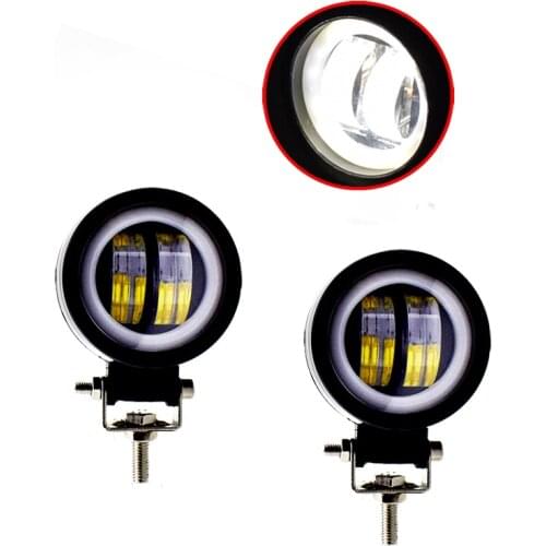 Motorcycles Work Lights Led 20w Waterproof Moto Headlights Spotlights SUV ATV Tractor Boat Truck Motorbike work spot head lamp