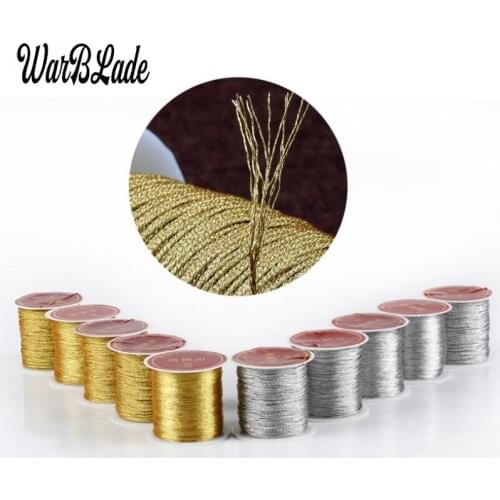 Nylon Cord 0.2mm 0.4mm 0.6mm 0.8mm 1mm Gold Silver Cord Thread String Rope Bead Wires DIY Braided Ring Bracelet Necklace Making