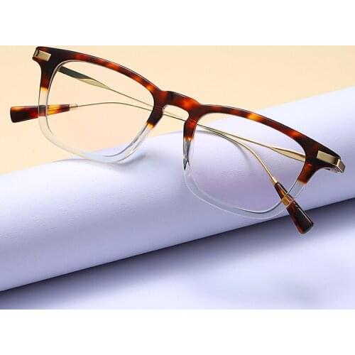 2021 new high-density Acetate Eyeglasses Frame has personality and fashion, luxury brand design Prescription Spectacles Frame