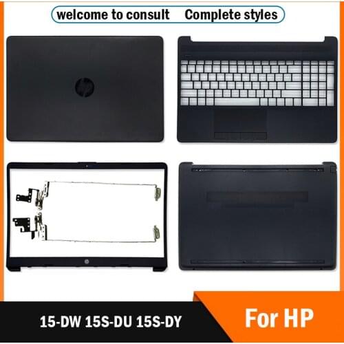 New For HP 15-DW 15S-DU/DY Series Laptop LCD Back Cover/Front Bezel/Palmrest/Bottom Case/Hings Top A Cover L94456-001