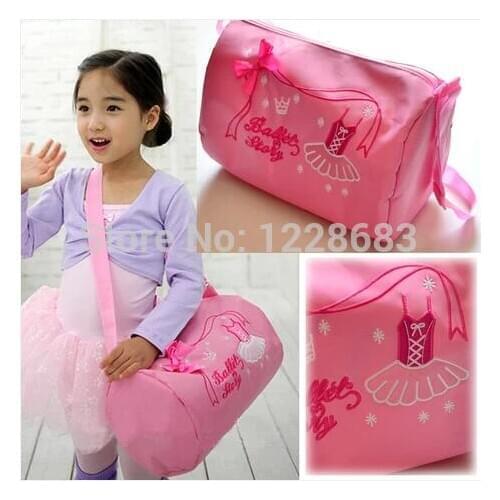 New Arrival Embroidery Printed Sequined Dance Bag Dance Girls Ballet Bag