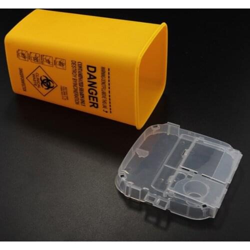 Barbershop Disposable Blade Tattoo Needles Square Waste Storage Box Container