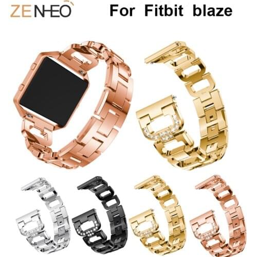Luxury alloy Watchband For Fitbit blaze watch Wrist Smart Watch Bands Link Strap Bracelet Links For Fitbit blaze wristbands