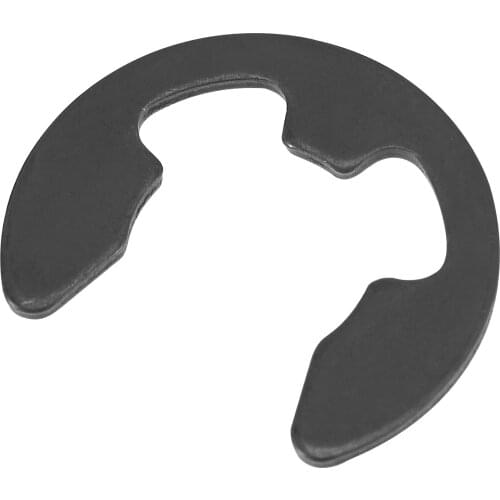 Uxcell E-Clip Circlip Washer - 20mm External Retaining Shaft Snap Ring Carbon Steel Black 30pcs