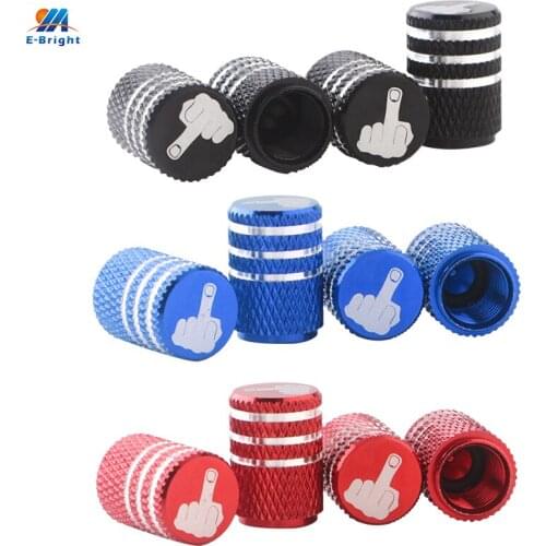 YMEBBRIGHT 4PCS Metal Car Wheel Tires alve Caps Tyre Stem Air Caps Airtight Covers Auto Accessories