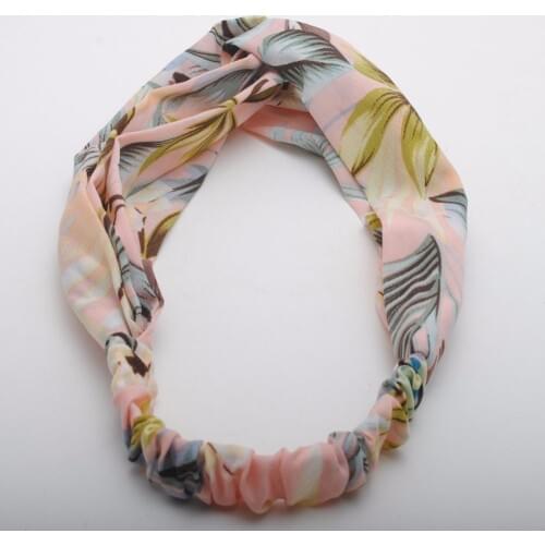 New Korean Design Women Elastic Headbands Ladies Flower Print Hair Bands High Quality Bandanas Hair Accessories Gift