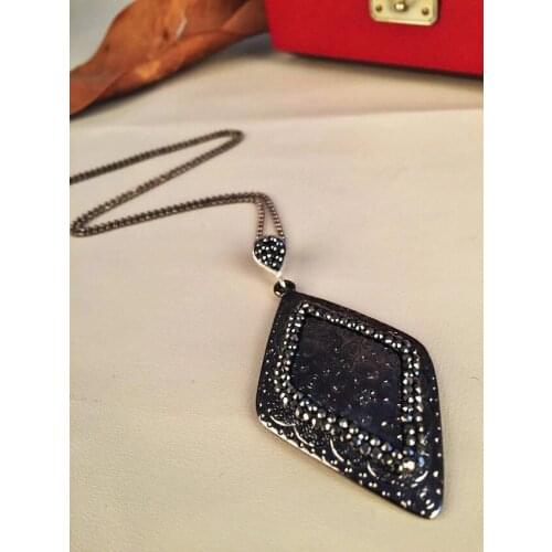 Dr Stone Women Black Plated Zinc Alloy Necklace Z121AR397 249836999