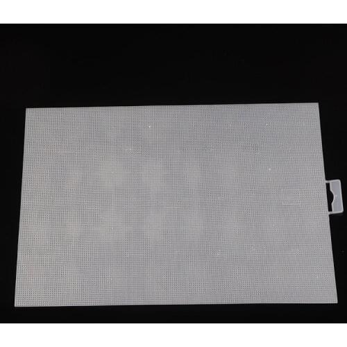 1pc 14ct Transparent Plastic Canvas Fabric Cross Stitch Ornaments 28x21cm For DIY Handmade Needlework Embroidery