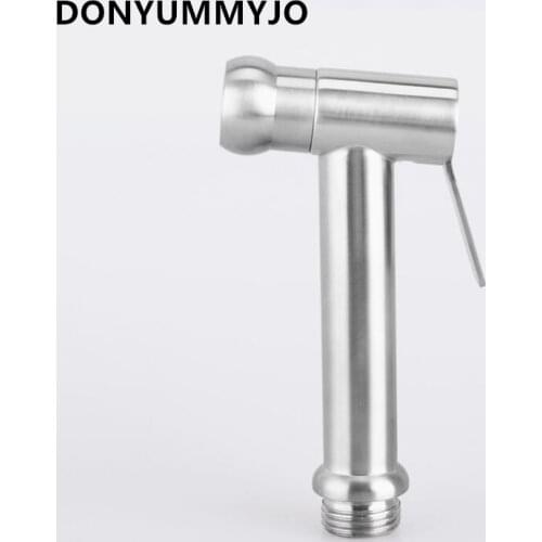 DONYUMMYJO 1pc Bidet Sprayer Faucets Stainless Steel Body Cleaner Wall-mounted Booster Handheld Bidet Shower Head Toilet Nozzle