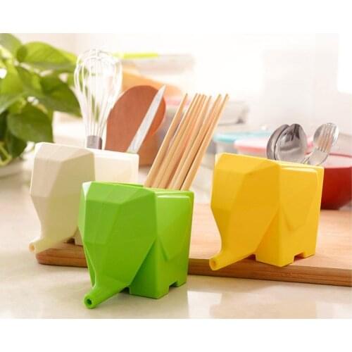 1PC Creative Multi-functional Kitchen Storage Organizer Holder Rack For Chopsticks Tableware Toothbrush Drainer Bathroom KX 010