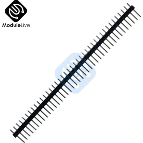 20Pcs Single Row 40Pin 2.54mm Round Female Pin Header Diy Electronic Kit