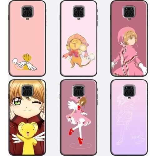 Kero chan Cardcaptor Sakura Phone Case For Xiaomi Redmi Note 10 Pro Note 9 Pro Note 8 Pro K40 8T 9S 9A 9C 9T Cover
