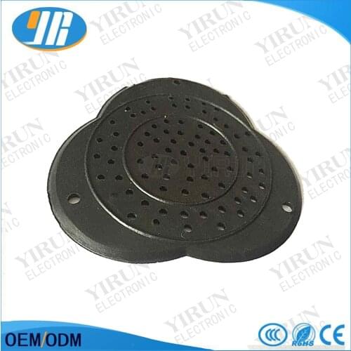 2pcs 9cm Black Speaker decorative quincunx With protective black plastic mesh