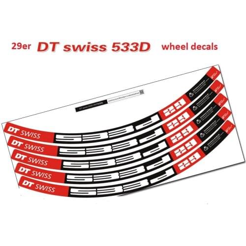 DT 533D 533 Wheel Sticker Set for Mountain Bike MTB Rims Cycling Decals
