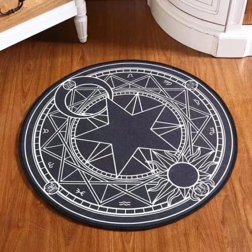 Puzzle Play Floor Mat Playmat Crawling Round Developing Mat Bedroom Living Room Floor Outdoor Crawling Mats 100cm