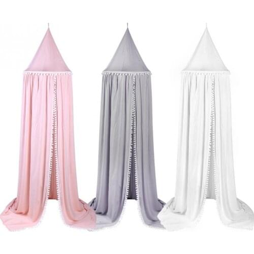 Cotton Baby Canopy Mosquito Net Anti Mosquito Princess Bed Canopy Girls Room Decoration Bed Canopy Pest control Reject Net