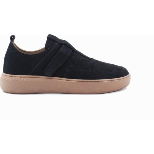 Ülkü Yaman Collection - Genuine Leather Mens Casual Shoes Navy Blue Brand New Mens Shoes