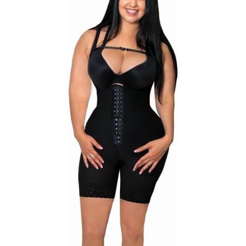 Front Hook Abdomen Chest Support Hip Shaping Underwear Full Body Shaping Bodysuits Cinta Modeladora Fajas Colombianas
