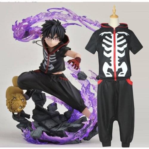 Anime Kemono Jihen Kabane Kusaka Cosplay Costume Men Women Tops Pant Glove Full set Wig Halloween Party Carnival Costume C65M148