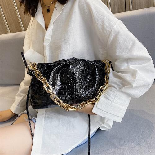 Crocodile Pattern Small PU Leather Crossbody Bags For Women 2021 Shoulder Handbags Female Fashion Travel Cross Body