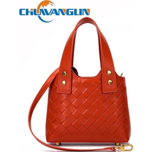 Chuwanglin Fashion Shoulder Handbags Female Travel Cross Body Bag Weave Small PU Leather Crossbody Bags For Women 4210930
