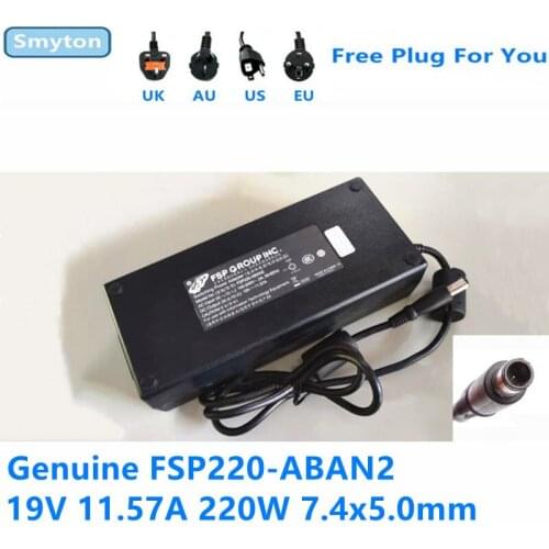Genuine FSP 200W 19V 11.57A 7.4x5.0mm Power Supply AC Adapter Charger For FSP FSP220-ABAN2 Laptop Charger