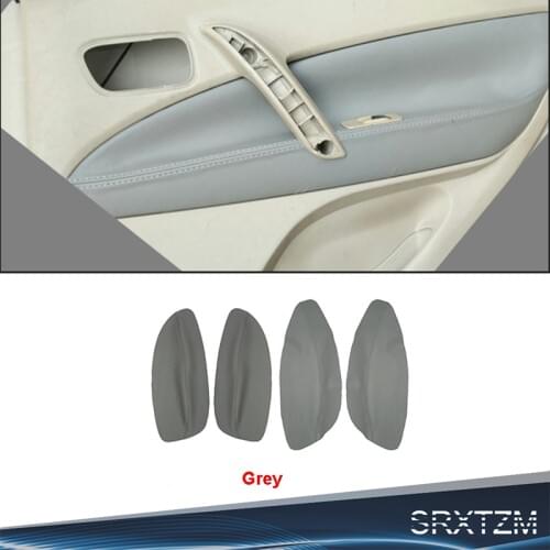 SRXTZM New Interior Door Panel Armrest Microfibre Leather Protect Cover For Chery Tiggo 2005-2009 Customizable Color 4pcs/set