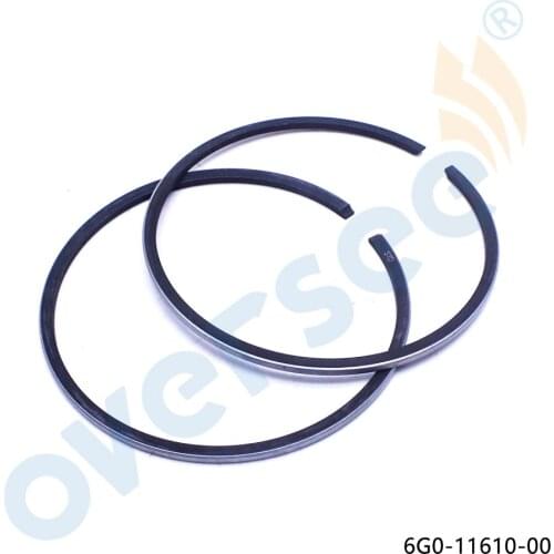 6G0-11610 Piston Ring STD For Yamaha Outboard Motor 2T 25HP 30HP 6G0-11610-00 ;656-11610-02 Old Model