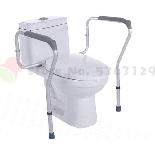 Bathroom Accessories Toilet Safety Rails Adjustable Toilet Frame Rack Anti-slip Shower Grab Bar Handrail for Elders Pregnant