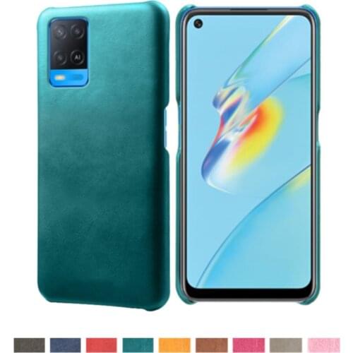 Luxury PU Leather Case On The For OPPO A54 4G 6.51" Coque Slim PC Phone Cover For Oppo A 54 5G 6.5" 2021 Capa Funda