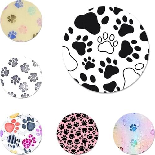 Dog footprint Paw Pattern Badge Brooch Pin Accessories For Clothes Backpack Decoration gift