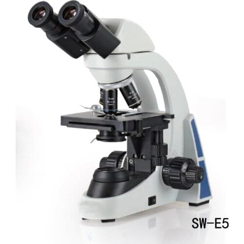 SW-E5 Biological Microscope, Binocular Microscope, SW-E5S Trinocular Microscope Cell observation, microbial microscope