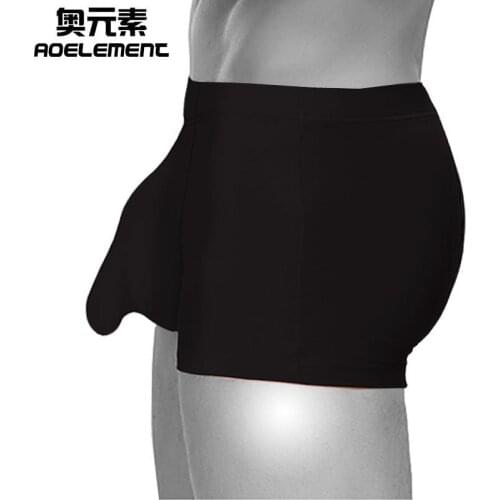 Men Mens Health Underwear U convex Modal Breathable Lifting Hips long nose Physiology Boxer Shorts fashion