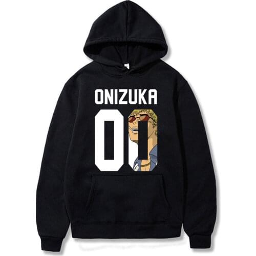 Awesome Boy Great Teacher Onizuka GTO Hoodie New Design Japanese Anime Cool Mans Hooded Sweatshirt Fashion Hoodie Men