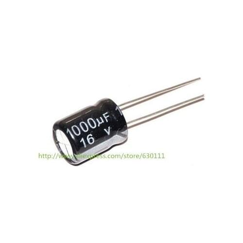 16V 1000UF Motherboard high frequency capacitance 10*16mm 1000UF 16V electrolytic capacitor