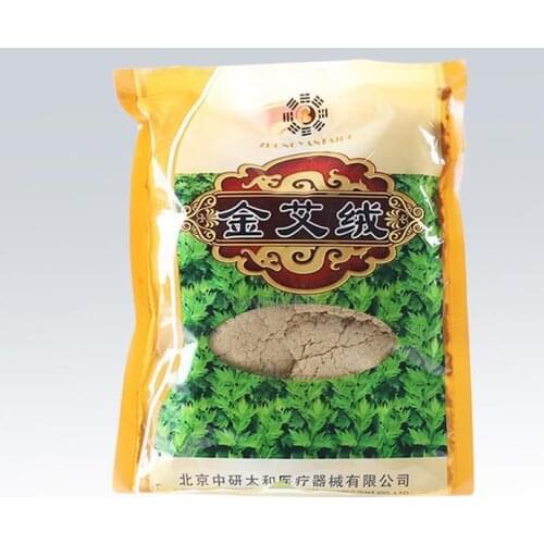 50g high quality 30:1 gold moxa floss Pure Moxa Gold-Super Pure Moxa punk mugwort warm channel and expelling cold